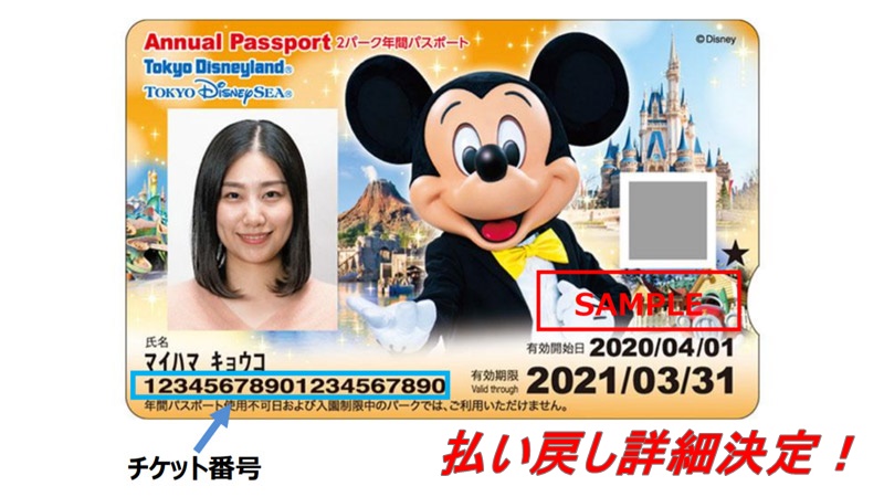 年パス払い戻し