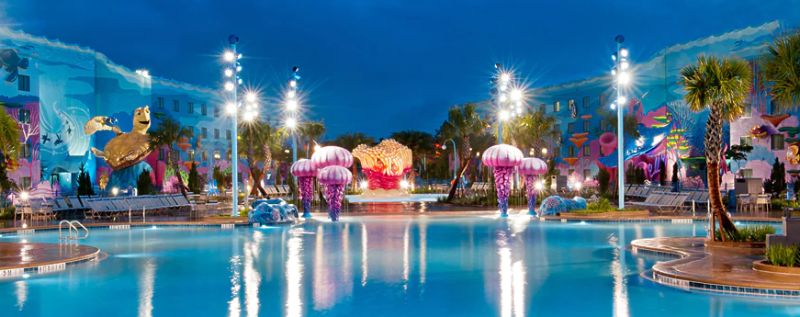 アートオブアニメーションホテルプール