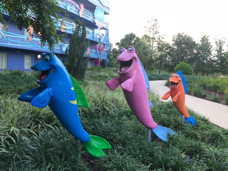 リトルマーメイド棟魚オブジェ