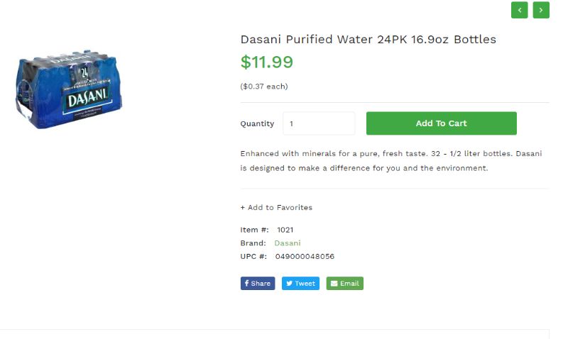 ミネラルウォーター